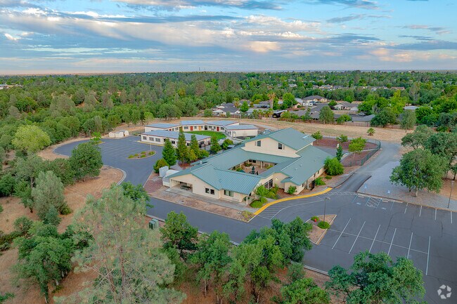 Beautiful sky during sunset at Shasta County Independent Study.
