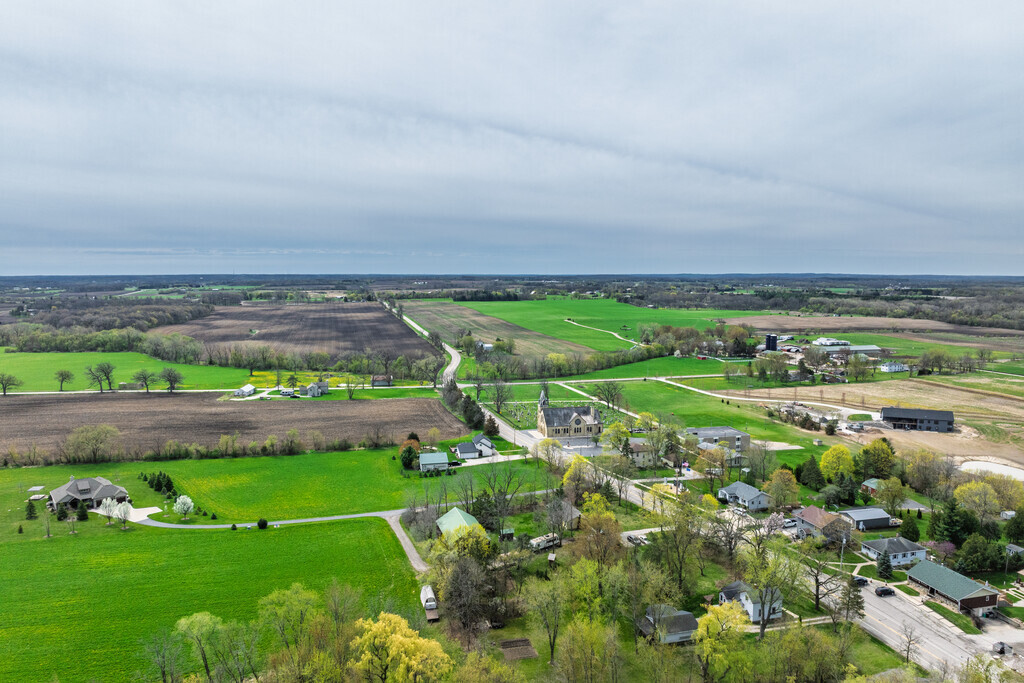 240th Ave runs through the middle of the town of Brighton.