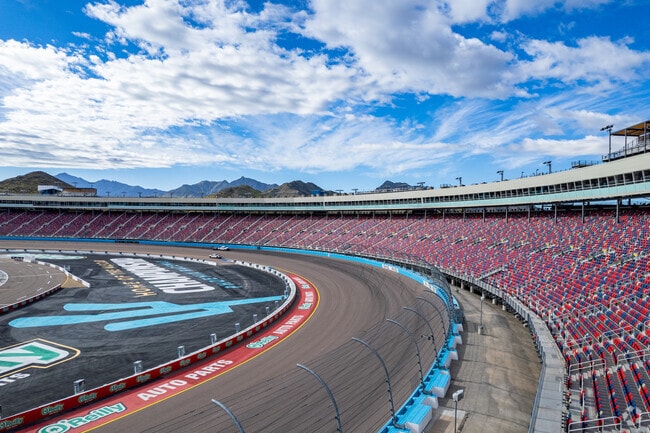 Enjoy the action-packed races from comfortable Phoenix Raceway seating.