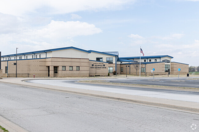 The Collinsville Early Childhood Center sits next door to Herald Elementary School.
