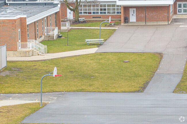 Kids will enjoy shooting hoops at Emerson Elementary School.