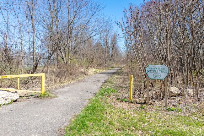 The trailhead for Chautauqua Rails to Trails is located behind the Brocton Central School District.