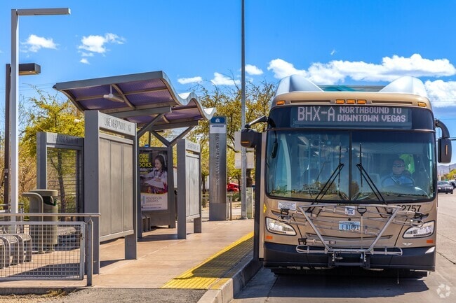 Public transportation to and from downtown Henderson Nevada is primarily via bus routes.