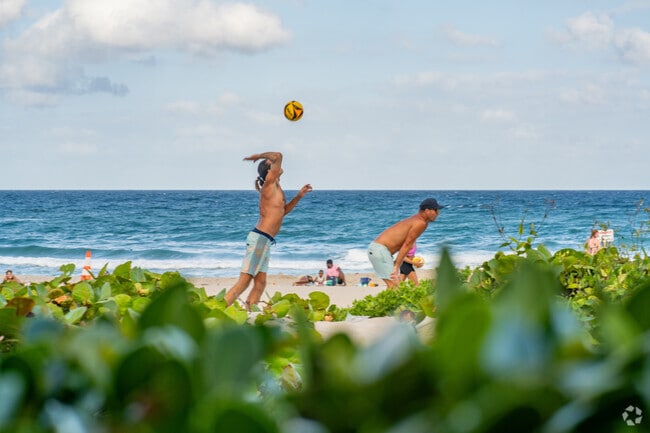 Beach volleyball adds vibrant energy to the coastline near Margate Gardens.