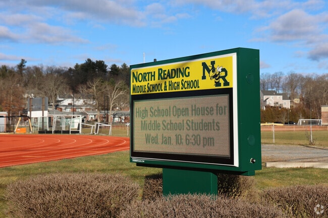 North Reading Middle School is on the same campus as the High School.