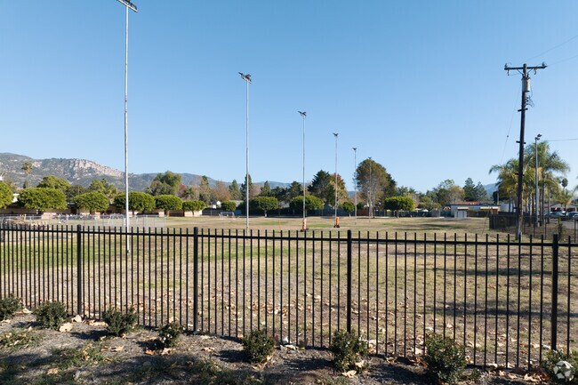 The Howard School has a large playground