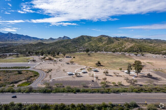 Relax and unwind in the shaded ramadas of Estrella Mountain Regional Park.