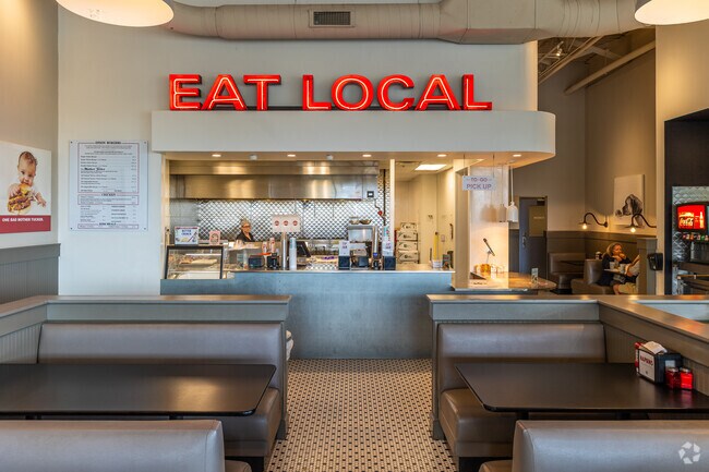 Tucker's restaurant in Norman offers a cozy interior with inviting seating.