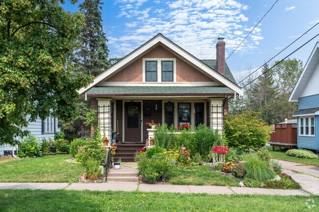 There are many bungalow style homes in the Denfeld neighborhood.