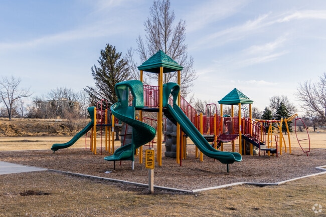 Gibson Park has numerous playgrounds to play right by the Missouri River in Great Falls.