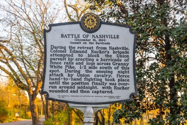 The Battle of Nashville happened on December 16, 1864 near the Otter Creek area.