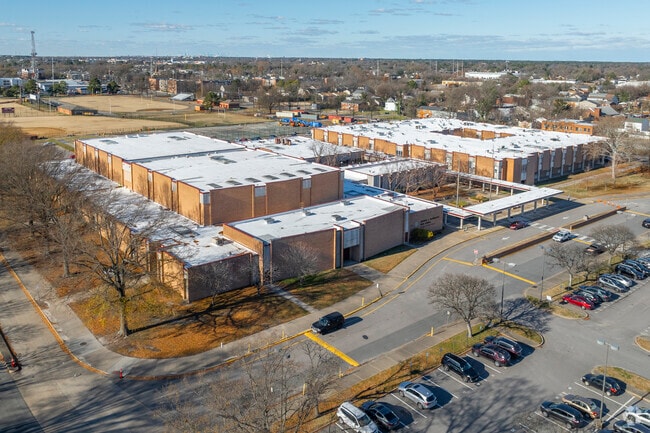 Parents participate in school events at Booker T. Washington High School.