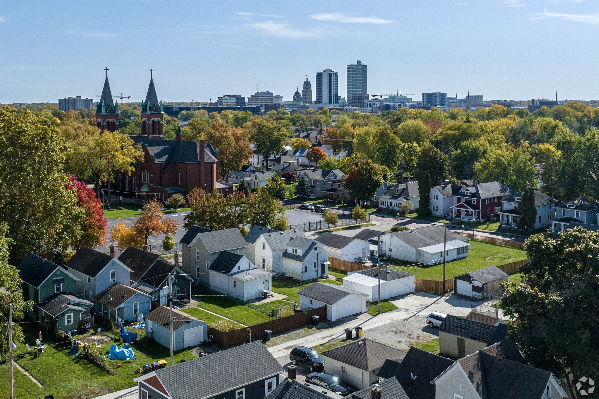 Embrace the urban pulse of Hamilton; close proximity to downtown Fort Wayne