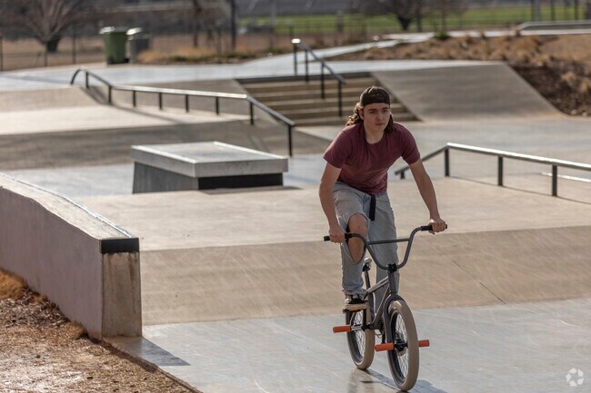 Get-A-Way Skate Park in Huntsville is a great place for BMX biking and skateboarding.