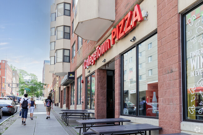 A short walk from Bryant Park and Belle Sherman is Cornell's student friendly Collegetown.
