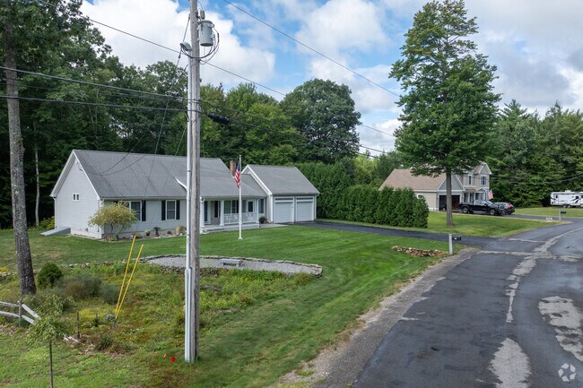A multitude of ranch style homes line the quiet streets in Boscawen.