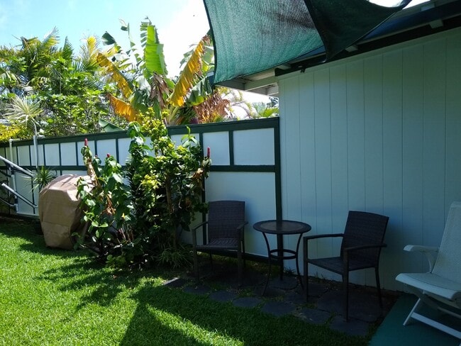 Shaded Seating Area