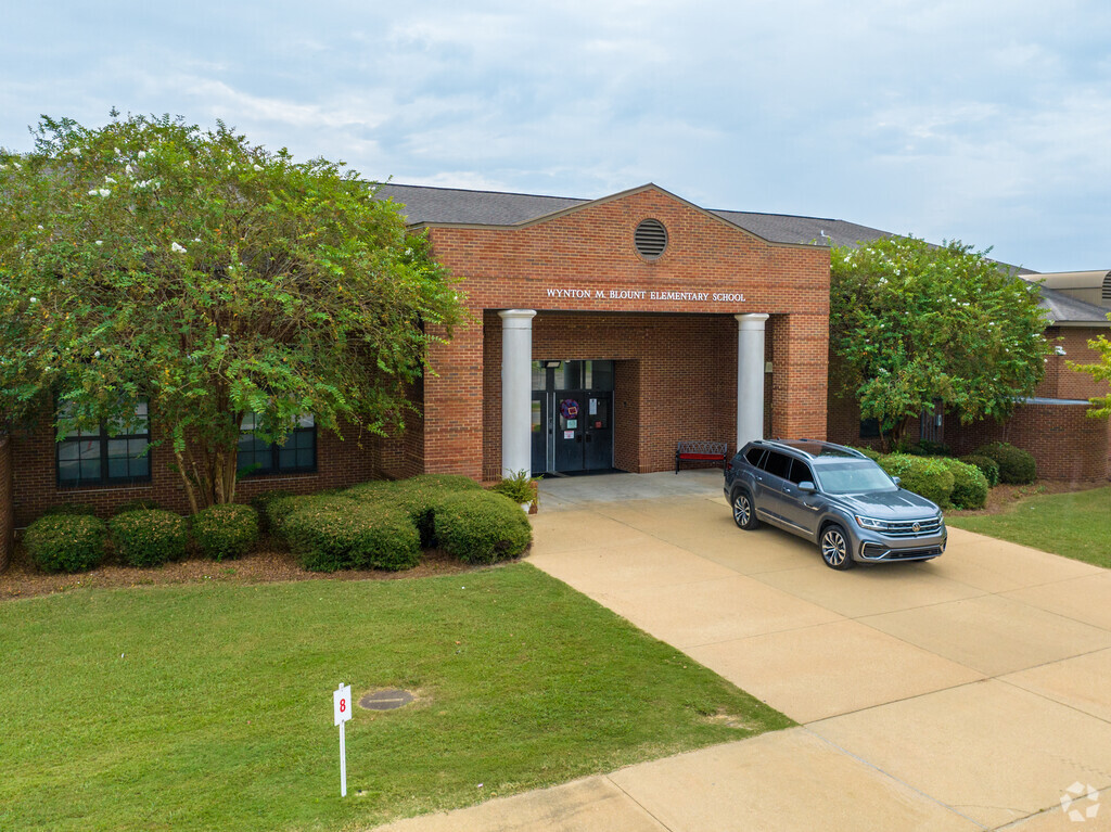 Wynton M Blount Elementary School is located at 1650 Ray Thorington Rd, Montgomery, AL 36117.