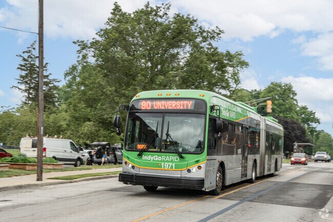 The city's bus system keeps residents of Garfield Park connected to the rest of Indy.