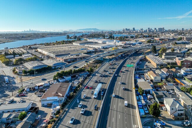 I-880 runs through Jingletown and many surrounding neighborhoods.