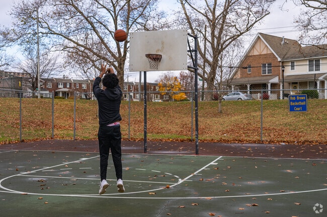 Perfect your jump shot on the basketball courts at Brown-Burton Winchester Park.