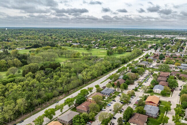 The homes in Greenfield Park run along side the neighborhood's namesake park.