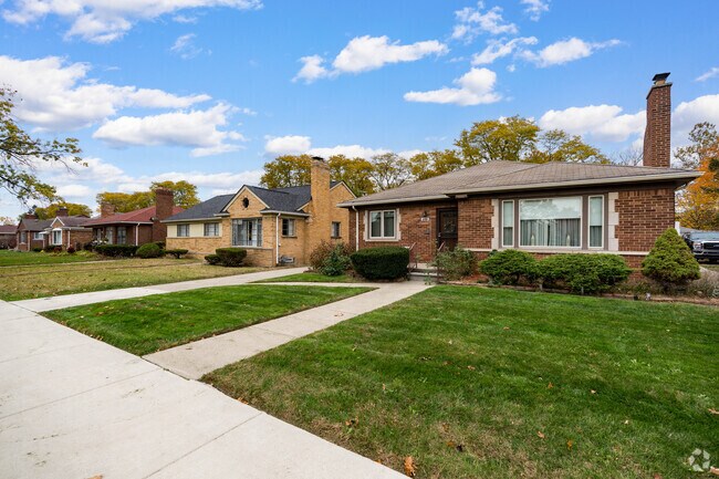 Homes line the streets as far as the eye can see in the Oak Gove Neighborhood