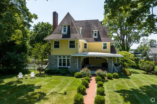 Radnor showcases a wide range of single-family homes, including this shingle-style house.