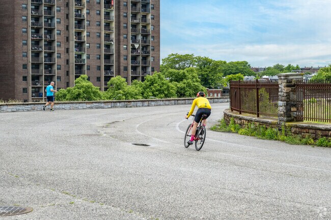 Ride your bike or go for a run around Druid Hill Lake in Reservoir Hill.