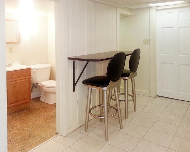 Dining Room Looking into Bathroom
