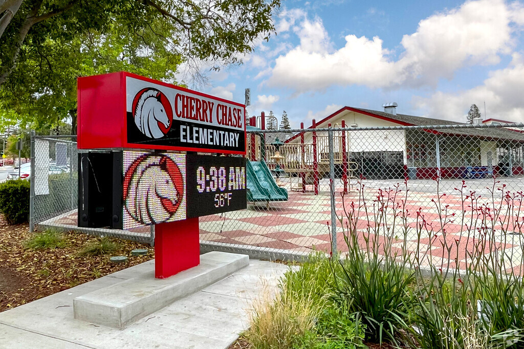 Cherry Chase Elementary School serves students in the Sunnyvale West neighborhood.