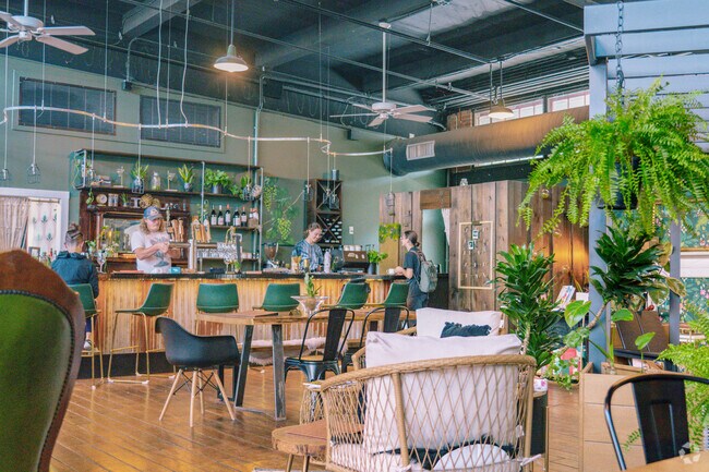 Locals wanting coffee or wine in a relaxing space can go to Putnam's vineyard.