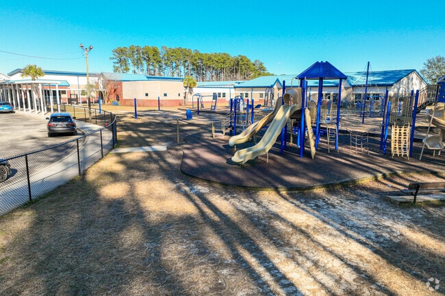 Children love to play on the playground during recess at William M. Reeves Elementary School.