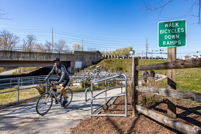 Spend cardio day on the Ballenger Creek Trail.