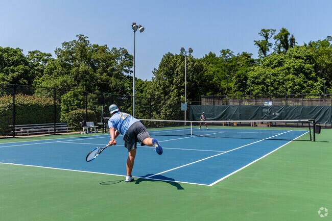 Play some tennis at the Washington Park tennis courts.