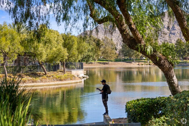 Cast your line into the abundant waters of Heritage Lake, Menifee
