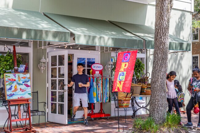 Stop by The Perfect Gift in Haile Plantation for clothes, toys, and more.