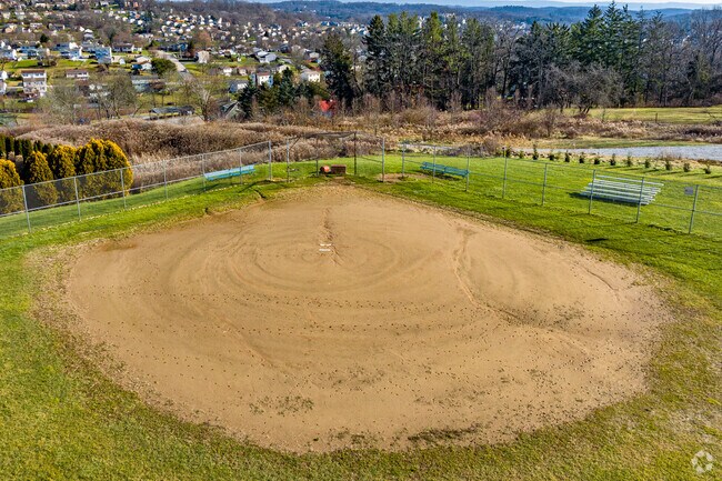 Fort Allen Elementary School has a few baseball fields located behind the building.