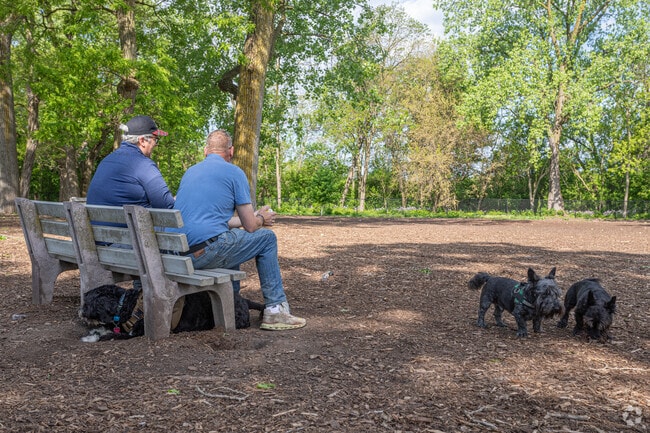Hillcrest Park is a spacious dog park in Grand Rapids to bring your furry little friends.