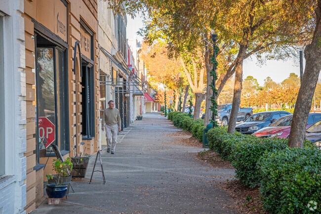 Enjoy window shopping on the sidewalks of downtown Johnston.
