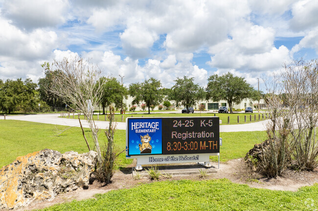 Heritage Elementary opened in August 2003 in K-Bar Ranch.