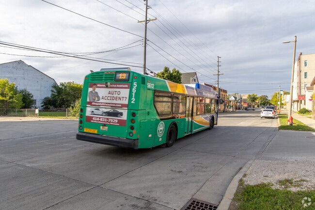 Old North Milwaukee has a comprehensive public transportation system.