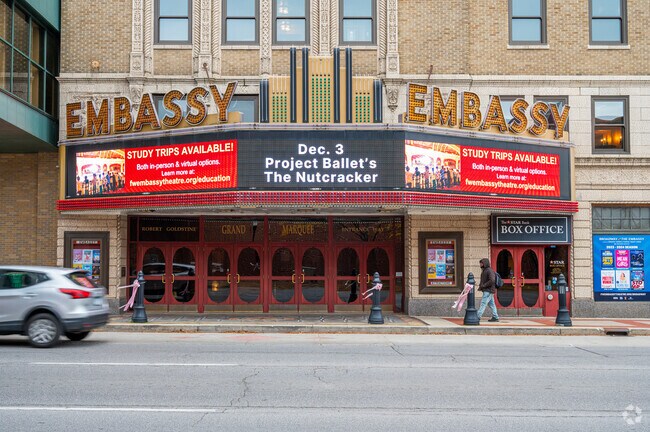 Residents of West Central are close to concerts and performances at the Embassy Theatre.
