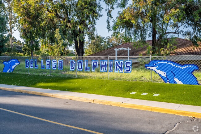 Del Lago Elementary School is home to the Dolphins.