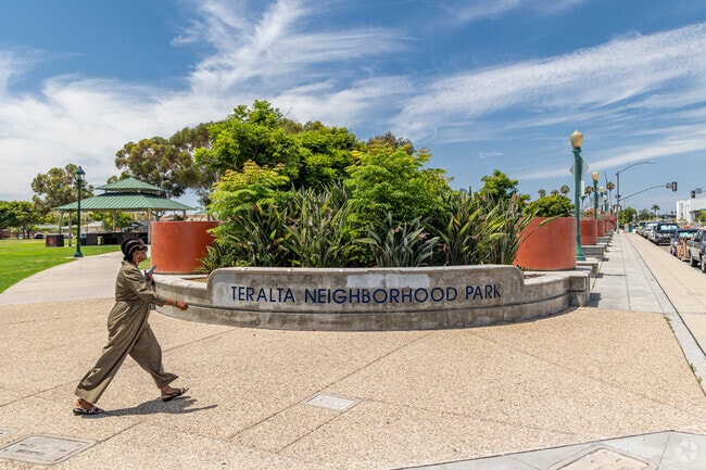 Teralta West Park is a large green space and the focal point of the neighborhood.