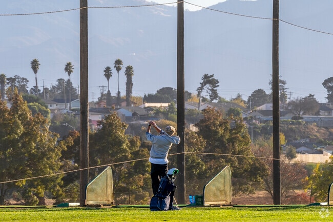 Twin Creeks has an open driving range in the Creekbridge area.