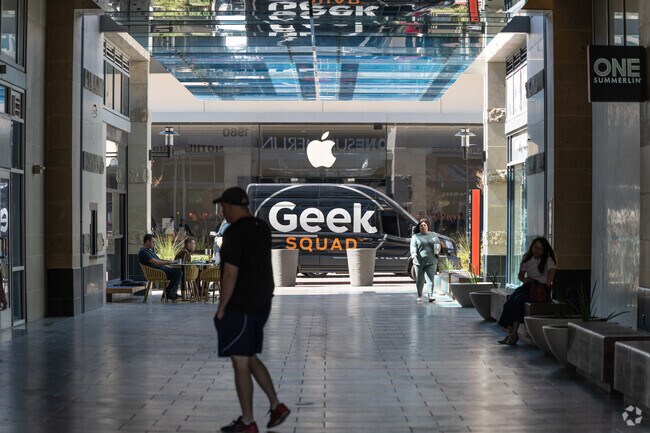 Residents of Peccole Ranch have easy access to the Downtown Summerlin Shopping Mall.