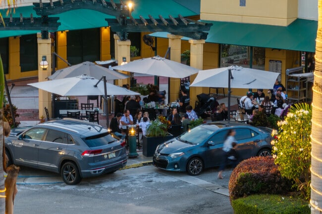 The Waterways Shops and Marina houses a variety of restaurants.