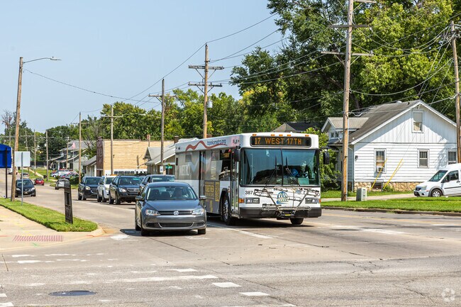 Locals can hop on the Topeca Metro to get around town.