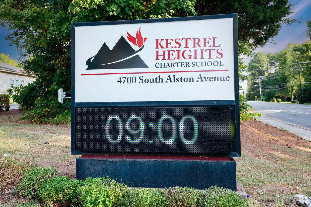 Kestrel Heights School is a charter school located in Durham, NC.